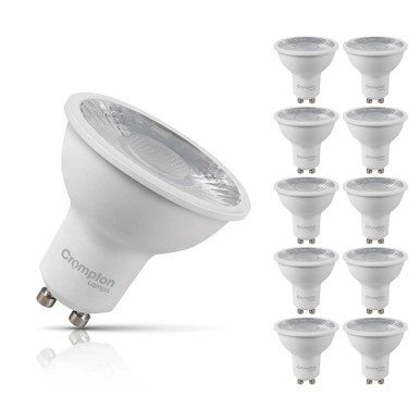 Crompton LED GU10 Spotlight Bulbs 3.5W Daylight 6500K Halogen ...
