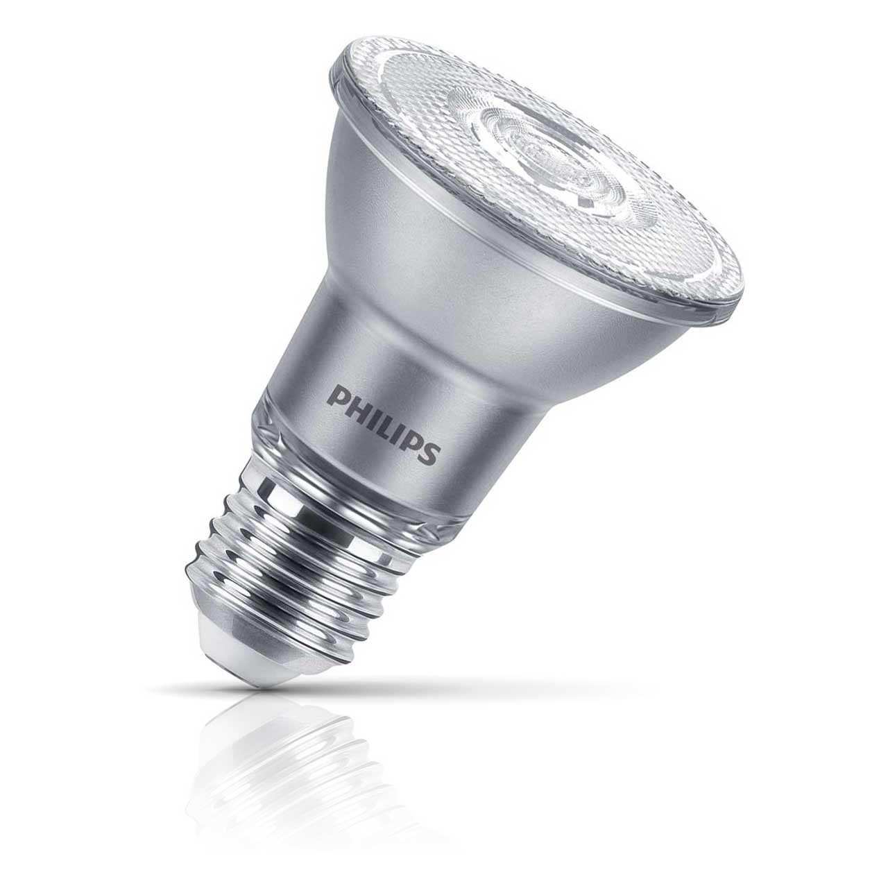 Philips Master Value PAR20 LED Reflector E27 Screw 6W 4000K Cool White Dimmable