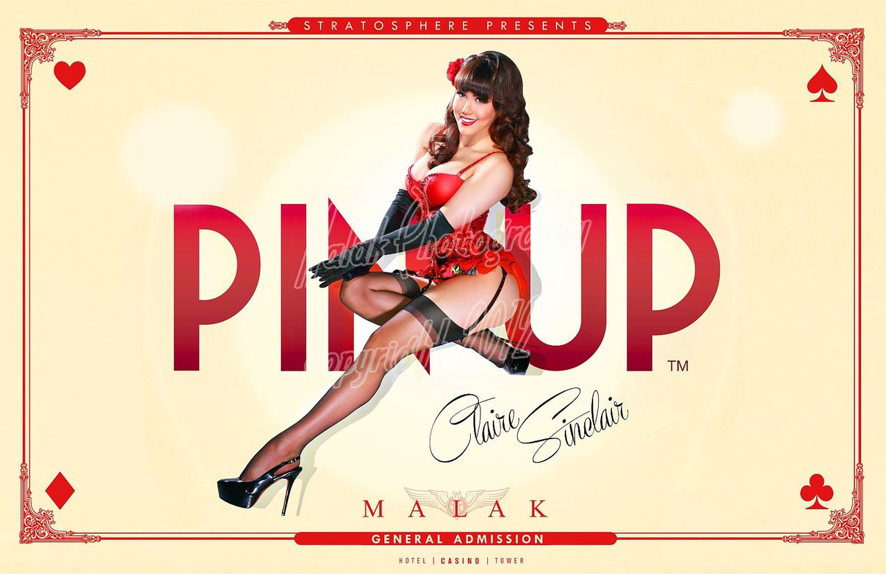 Claire Sinclair pin up