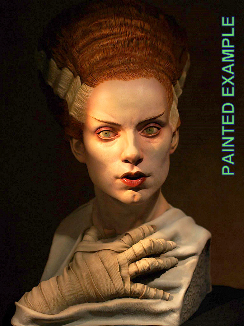 Bride of Frankenstein Bust 360 series 1:1 Scale Unpainted