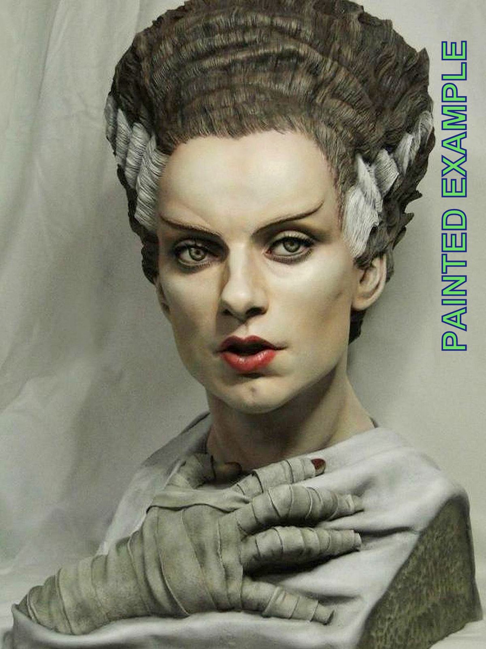 Bride of Frankenstein Bust 360 series 1:1 Scale Unpainted