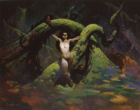 Cat Girl Frank Frazetta