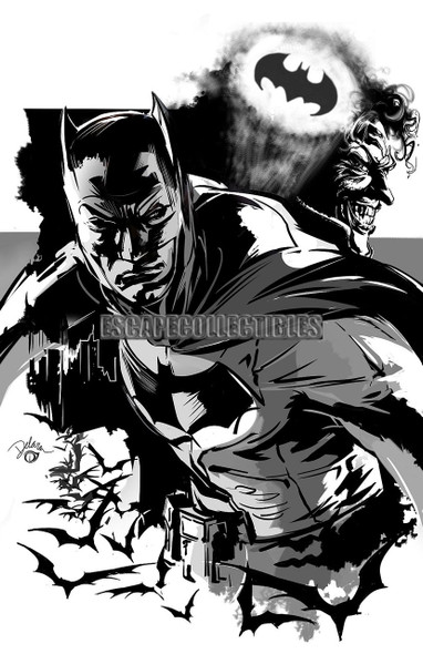 Batman and Joker by Cris Delara