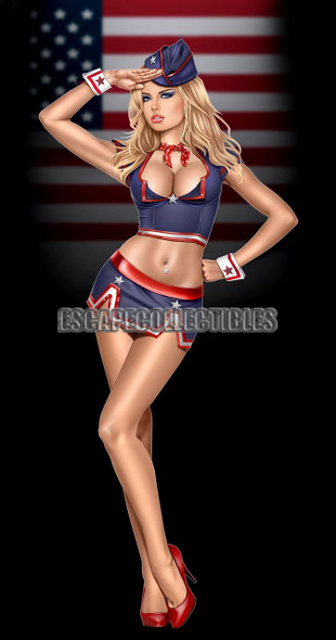 Keith Garvey Pin-up Girls Salute