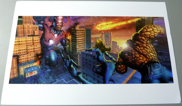 Fantastic Four Galactus Print Carlos Valenzuela