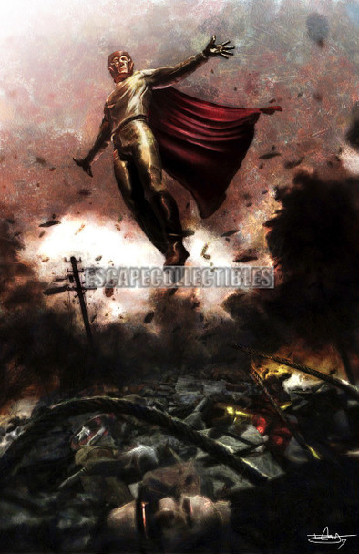 Magneto Brotherhood Wasteland Xmen Signed Print Daniel Murray