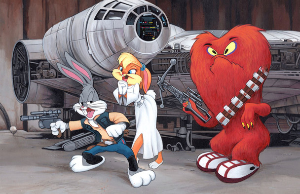 Dave Nestler Bugs Bunny, Lola Gossomer Star Wars Looney Tunes