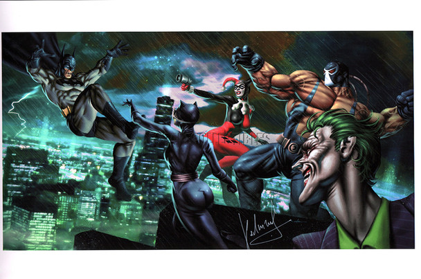 Gotham Madness Print Carlos Valenzuela ns