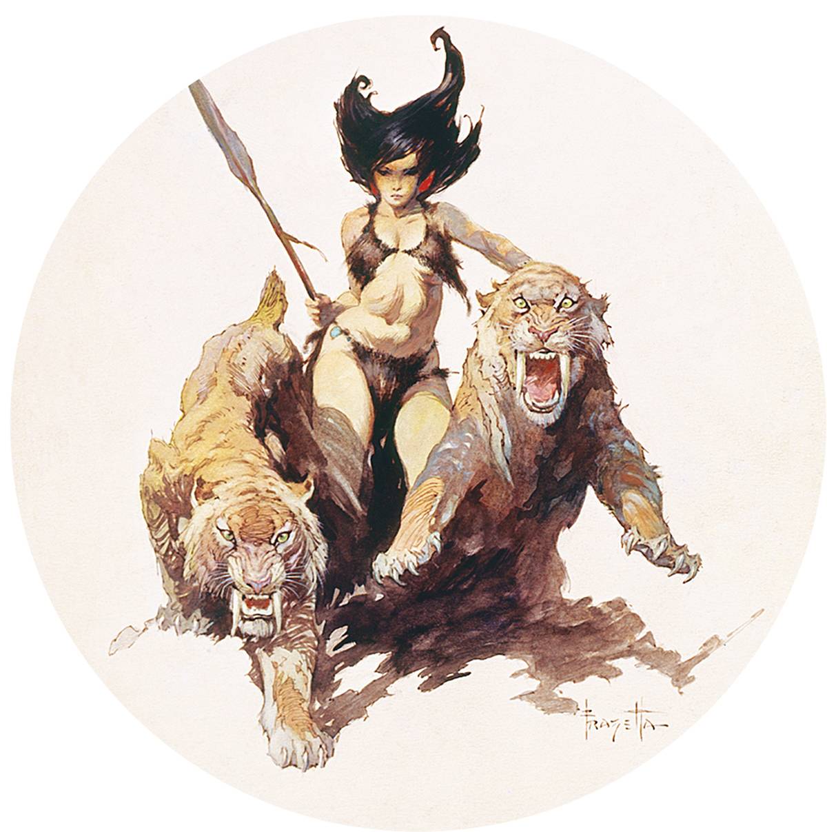 frank frazetta sketch