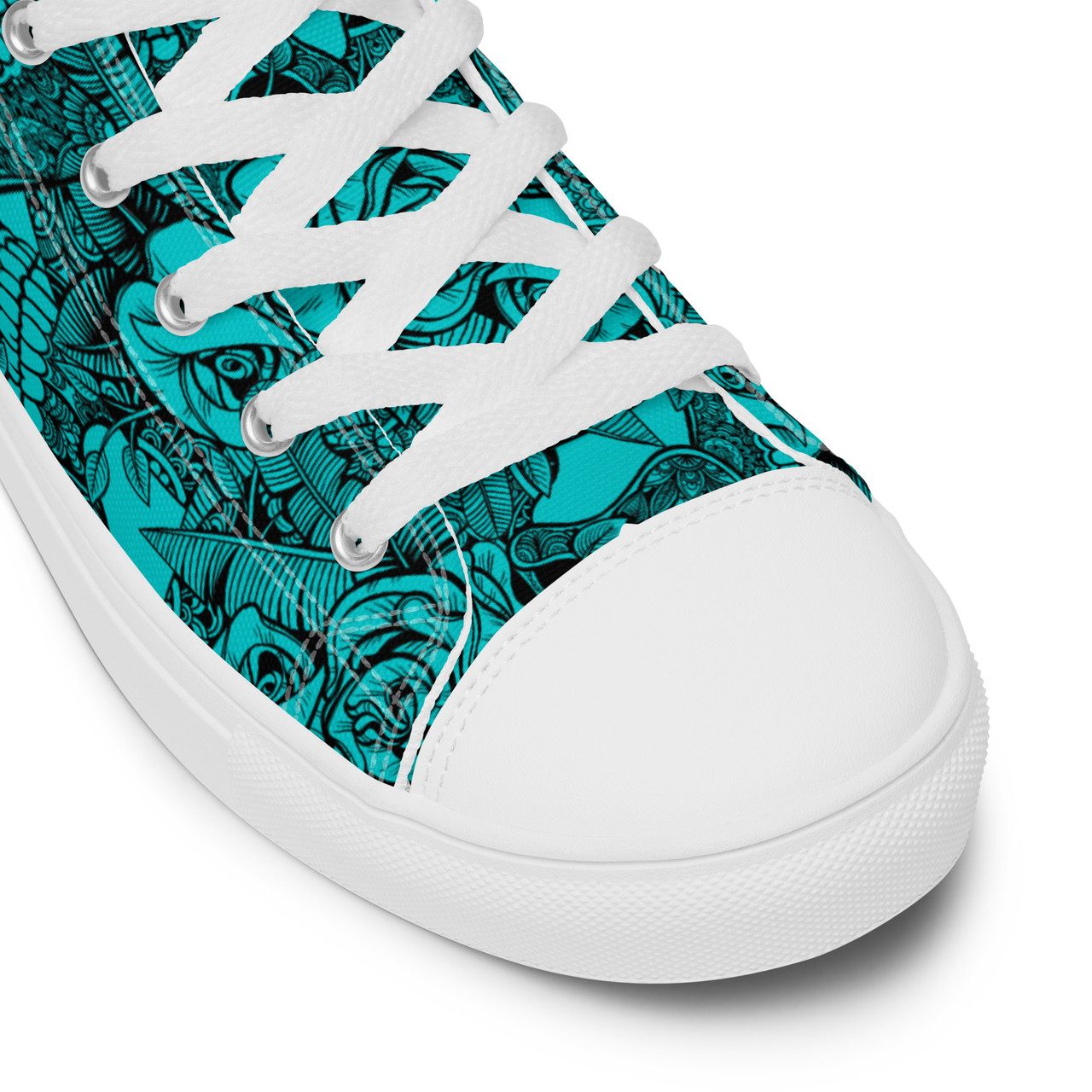 Turquoise canvas store shoes