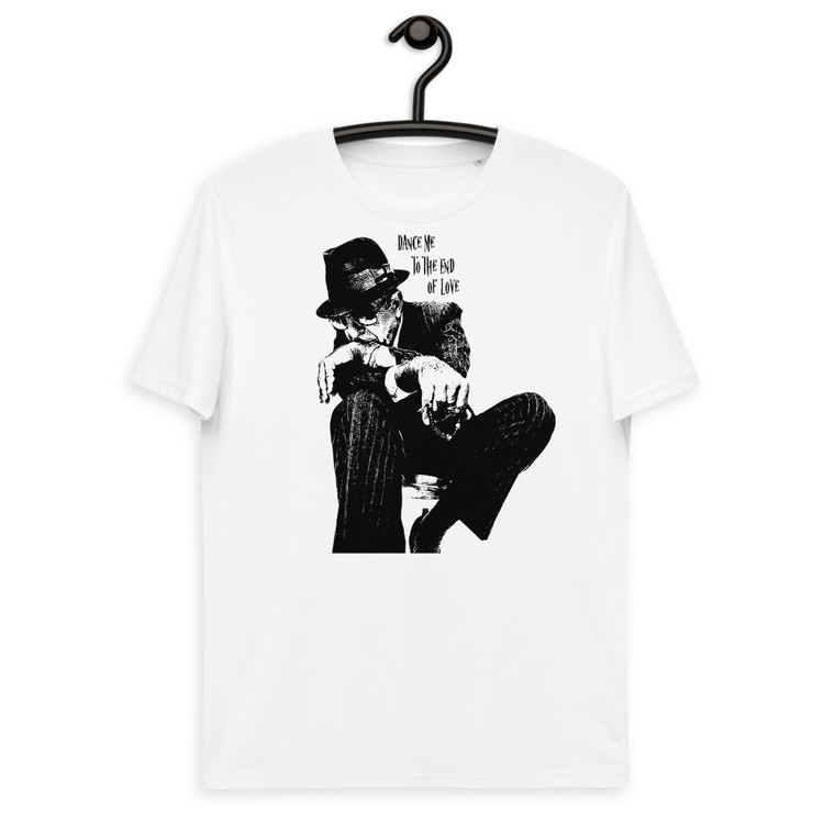 Leonard Cohen | To The End Of Love. | Unisex Organic Cotton T-Shirt | Stanley/Stella STTU169 | WHITE