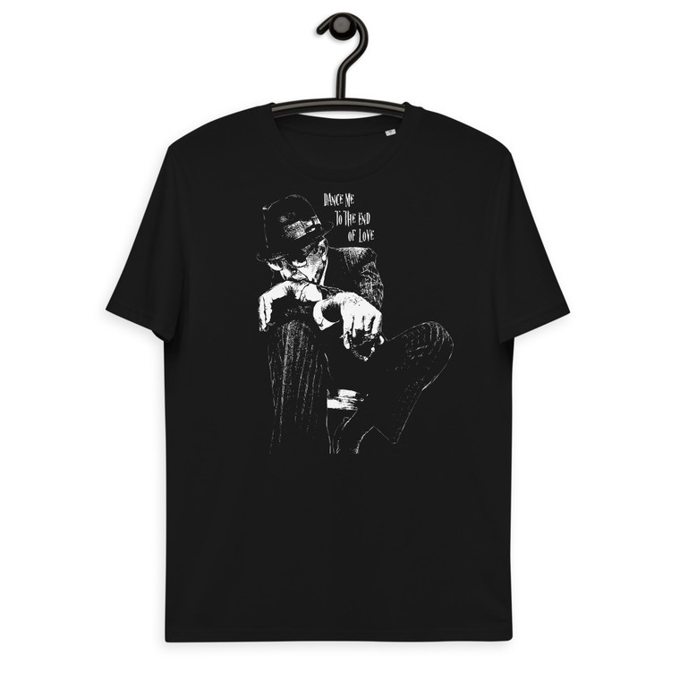 Leonard Cohen | Leonard Cohen | To The End Of Love. | Unisex Organic Cotton T-Shirt | Stanley/Stella STTU169 | BLACK