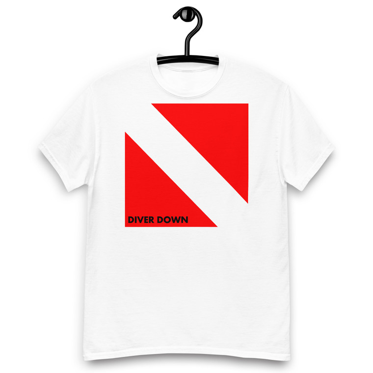 DIVER DOWN | Van Halen tribiute | Heavyweight Tee | Gildan 5000 | Classic Rock Music design t-shirt | VH classic album cover design shirt - printed tshirt - krekls ar apdruku
