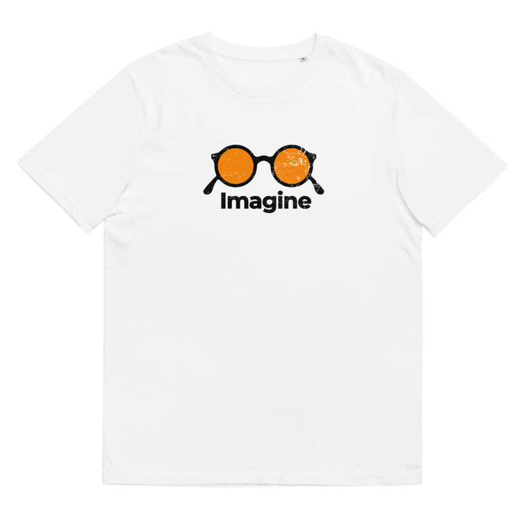 IMAGINE | Unisex Organic Cotton T-Shirt - white - front