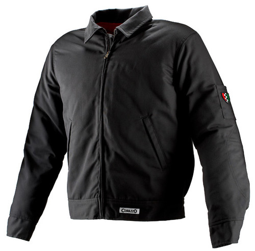 Men's Corazzo Shop Jacket in Black Piston Ported by Scooterville Minnesota