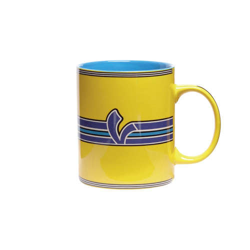  Vespa V-Stripes Coffee Mug-Yellow 