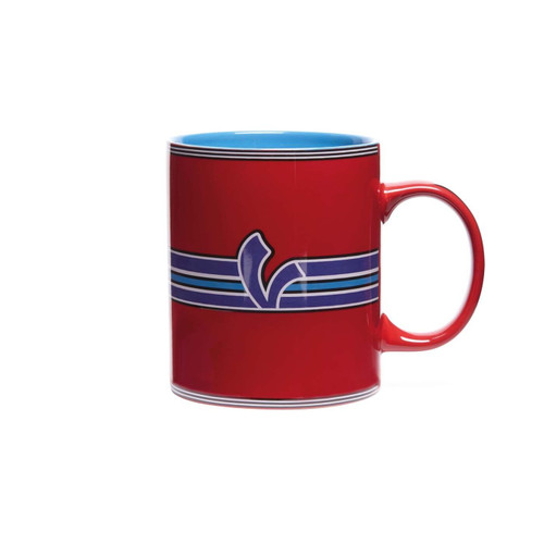 Vespa V-Stripes Coffee Mug-Red