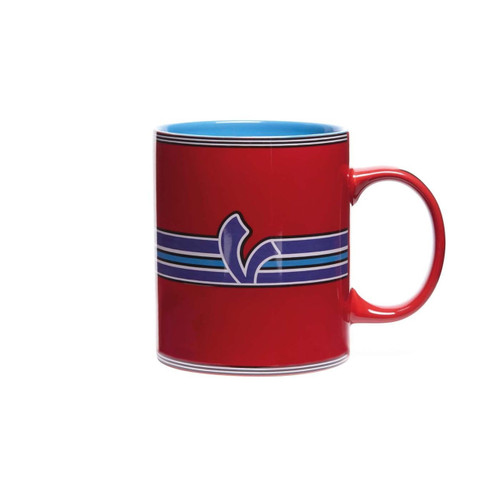  Vespa V-Stripes Coffee Mug-Red 