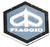  Emblem, Piaggio Hexagon (Vespa P/PX), front 