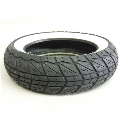 Shinko Tire (Whitewall, 130/70 - 12) Tires and Tubes Shinko Piston 