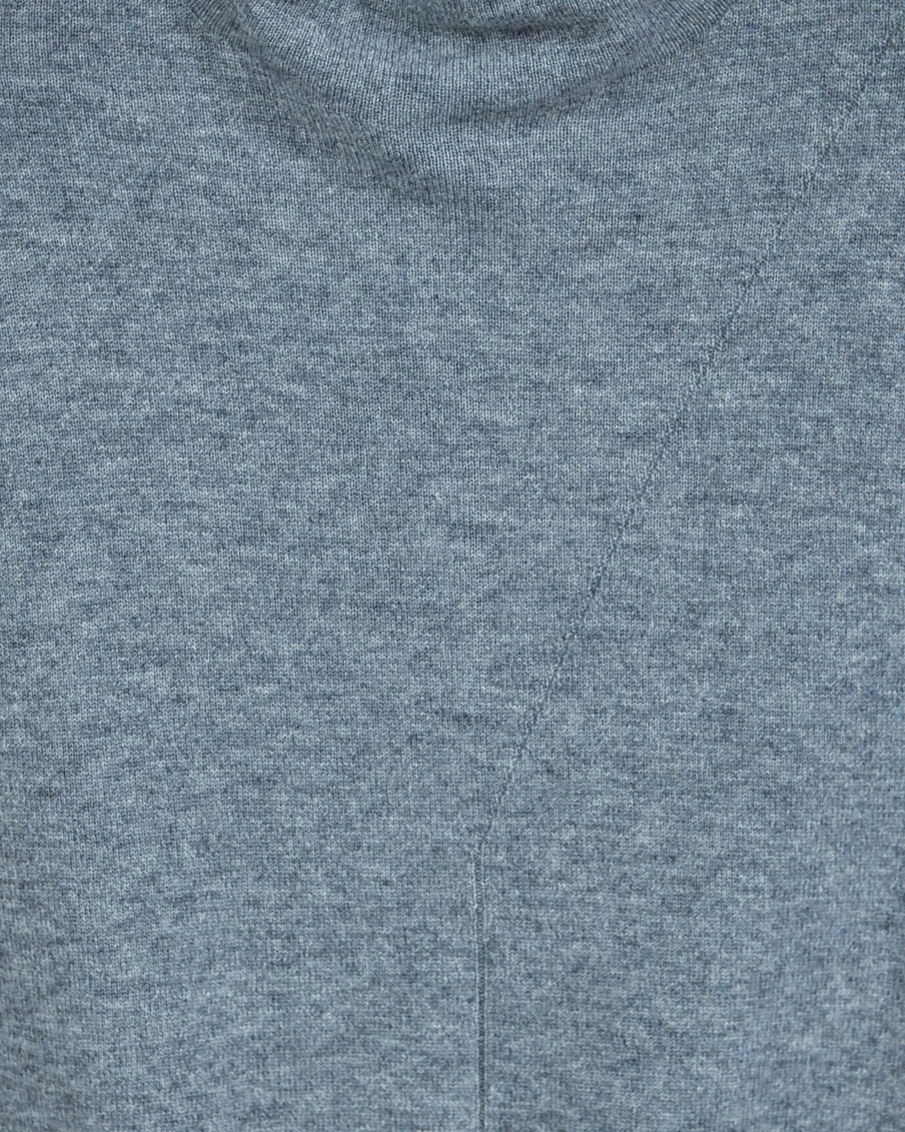 Close-up of soft cashmere vest in grey