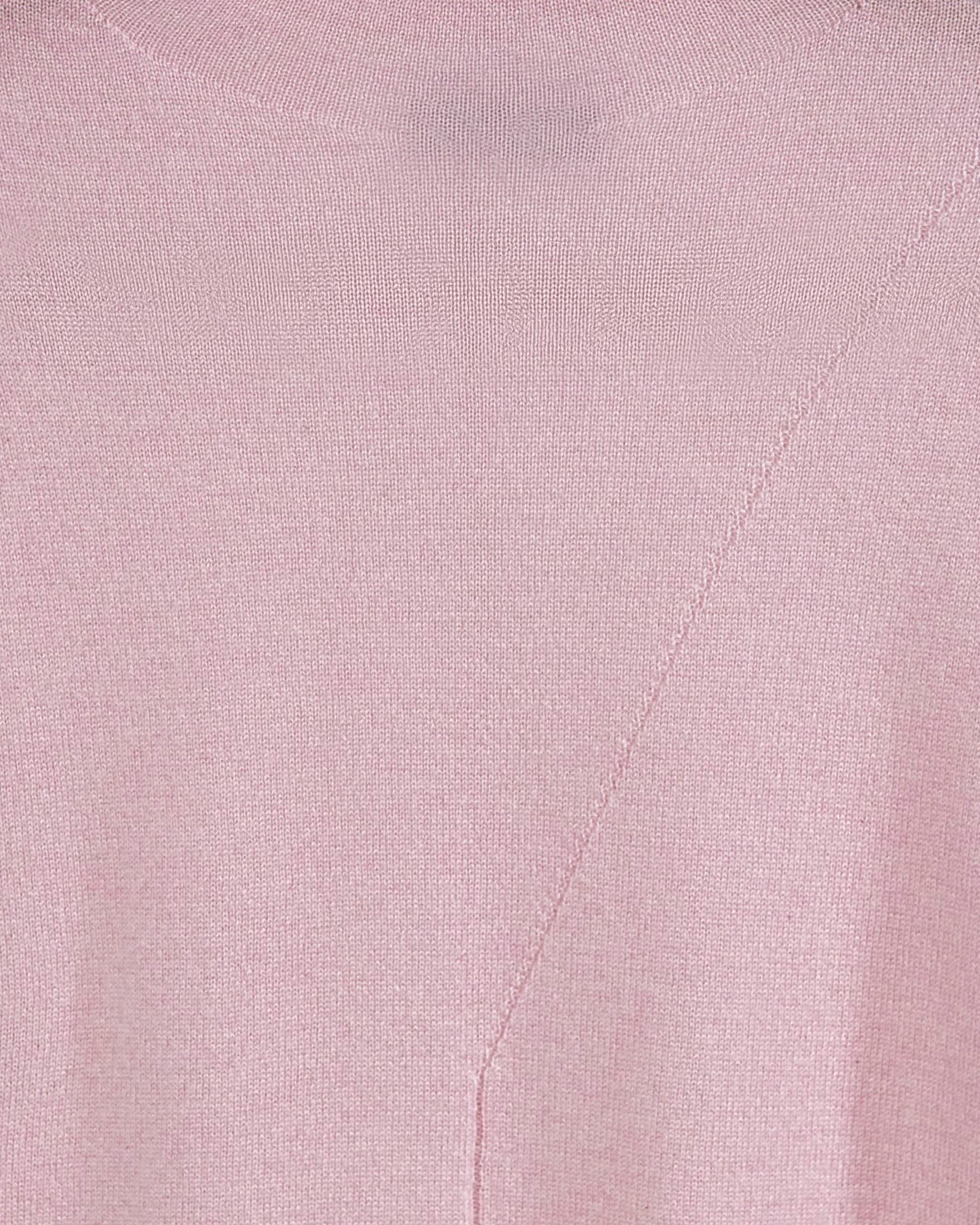Close-up of soft cashmere vest in pink