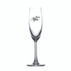 Champagne flute single with Best Nan in Black or Black Gold decal holds 160ml