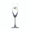 Champagne flute single with Best Nan in Black or Black Gold decal holds 160ml