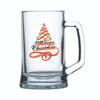 Marry Christmas Beer mug  with Marry Christmas Black Gold or Green black decal