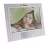 Engravable White and Pink Girl and Boy Photo Frame - Ideal Gift