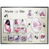 Mum & me collage photo frame for pregnancy and birth pictures