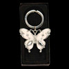 Butterfly shape enamelled keychain