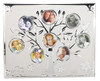 Silver family tree collage photo frame