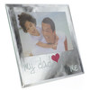 My dad & me glass photo frame, holds 4x6 inch picture