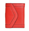 Leather Red Flap Wallet