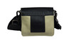 Leather Beige-Black Belt Bag