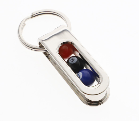 Lottery balls theme keychain