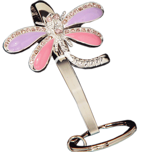 Crystal enamelled dragonfly theme key finder