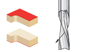 down cut router bit