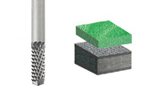 router bits to cut abrasive composite material