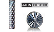 High Performance Solid Carbide AlTiN Coated Burr End for Fiberglass and Composite Materials