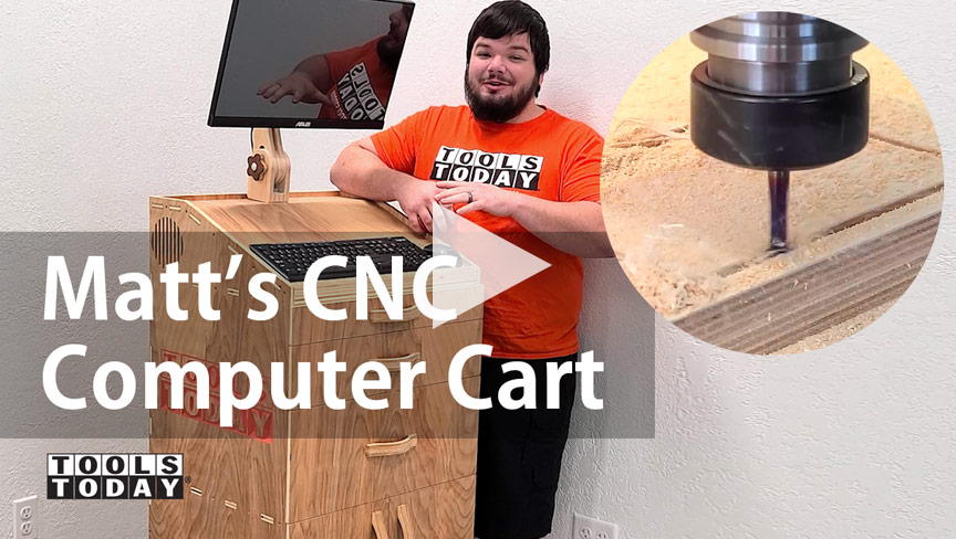 Construção de carrinho de computador CNC do Matt | ToolsToday