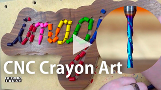 Proyecto CNC: Crayon Art Sign | ToolsToday