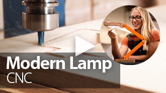 Construction d'une lampe de table moderne 