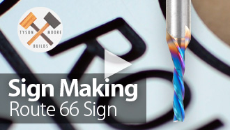 CNC Route 66 Sign Making 