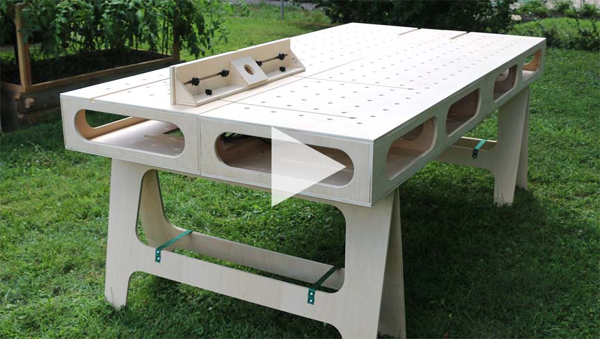 Plywood Paulk Workbench