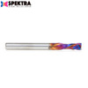 Amana Tool 48304-K CNC SC Spektra Extreme Tool Life Coated Compression Spiral 6mm D x 20mm CH x 6mm SHK x 64mm Long Router Bit