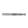 Amana Tool 51675 SC Spiral for Steel, Stainless Steel & Non Ferrous Metal with AlTiN Coating 2-Flute x 3/16 D x 5/8 CH x 3/16 SHK x 2 Inch Long Up-Cut Router Bit / 45 Deg Corner Chamfer End Mill