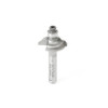 Amana Tool MRI0304 Carbide Tipped Miniature Ogee Fillet 1/8 R x 7/8 D x 5/16 CH x 1/4 Inch SHK Router Bit