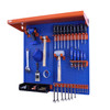 OmniWall 2 Panel OmniWall Kit- Panel Color: Blue Accessory Color: Orange